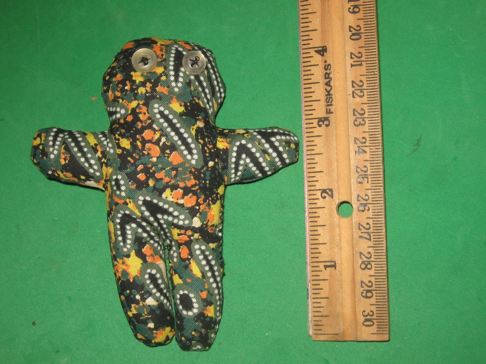 VOODOO DOLL-POPPET-HANDMADE- 4 1/2"