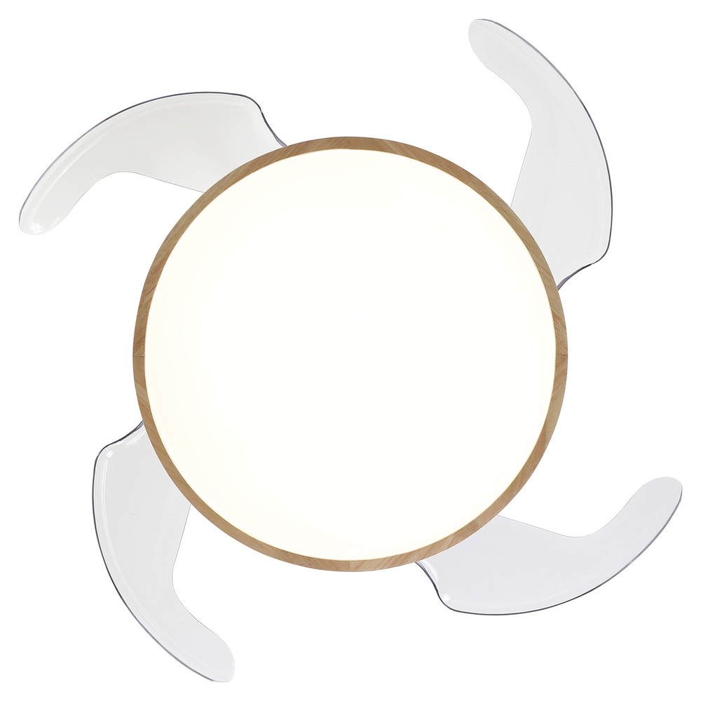 LED Ceiling Mounted Indoor 42inch White Ceiling Fan With Light Remote Control