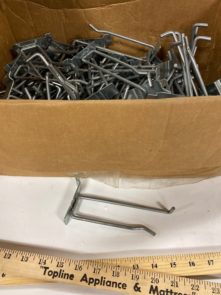 PEG HOOKS 50 PC. 6” PEGBOARD HOOKS  PEG BOARD