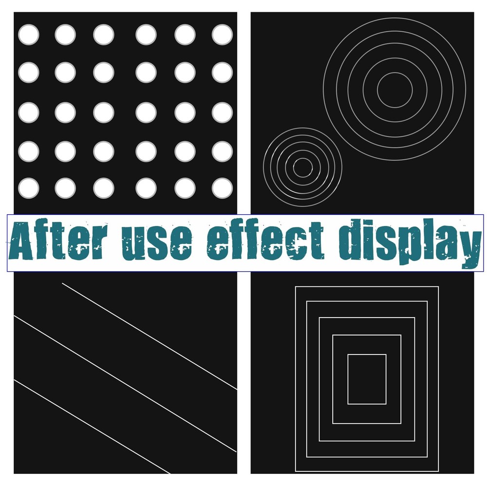 10 Pieces Black Laser Testing Paper Double-Sided Dimming black