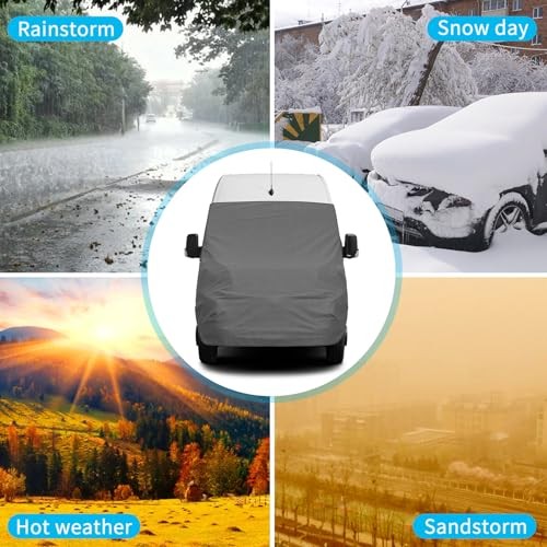 Windshield and Engine Cover Compatible with 2006-2018 2006-2018 Benz sprinter