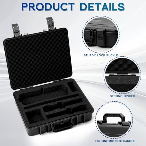 Wireless Mic Case - Hard Shell Case Compatible with Shure