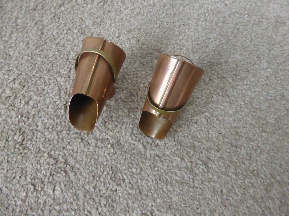 Copper & Brass Coal Scuttle Miniature 7cms Long