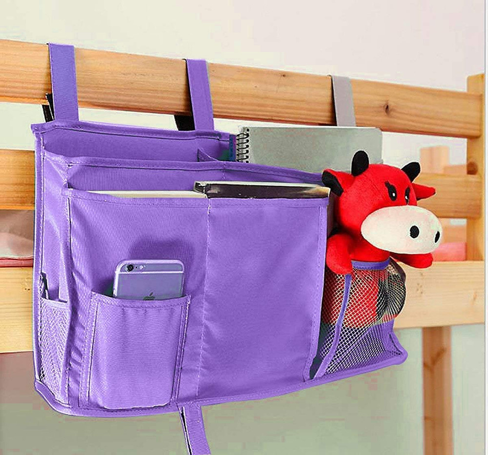 Bunk Bed Organizer - Bedside Storage Caddy with Pocket, Hanging Organizer for Ca