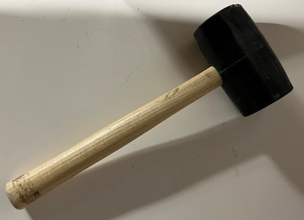 1-1/4" Drywall Corner Bead Clinch-On Tool with Mallet