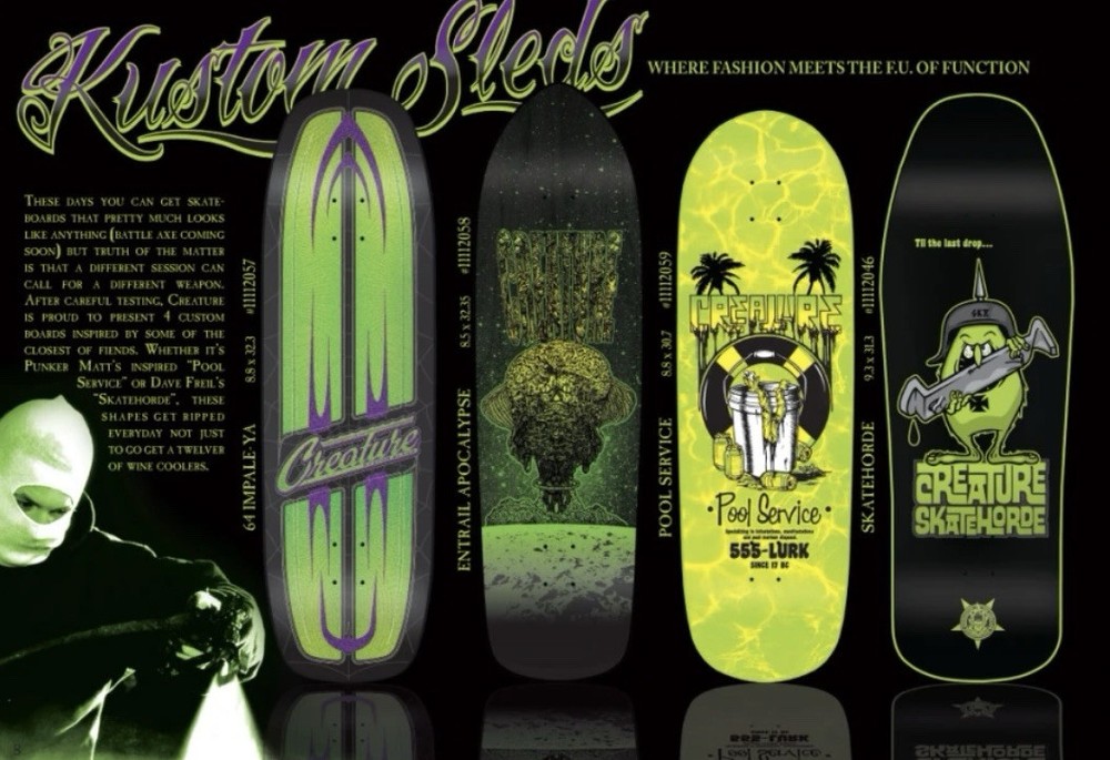 Creature Skateboard 64 Impaleya