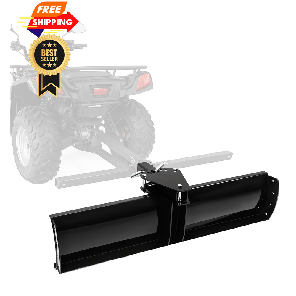 ECOTRIC 3-Point 48" Scrape Blade Implement 2 Inch Receiver ATV UTV Lawn...