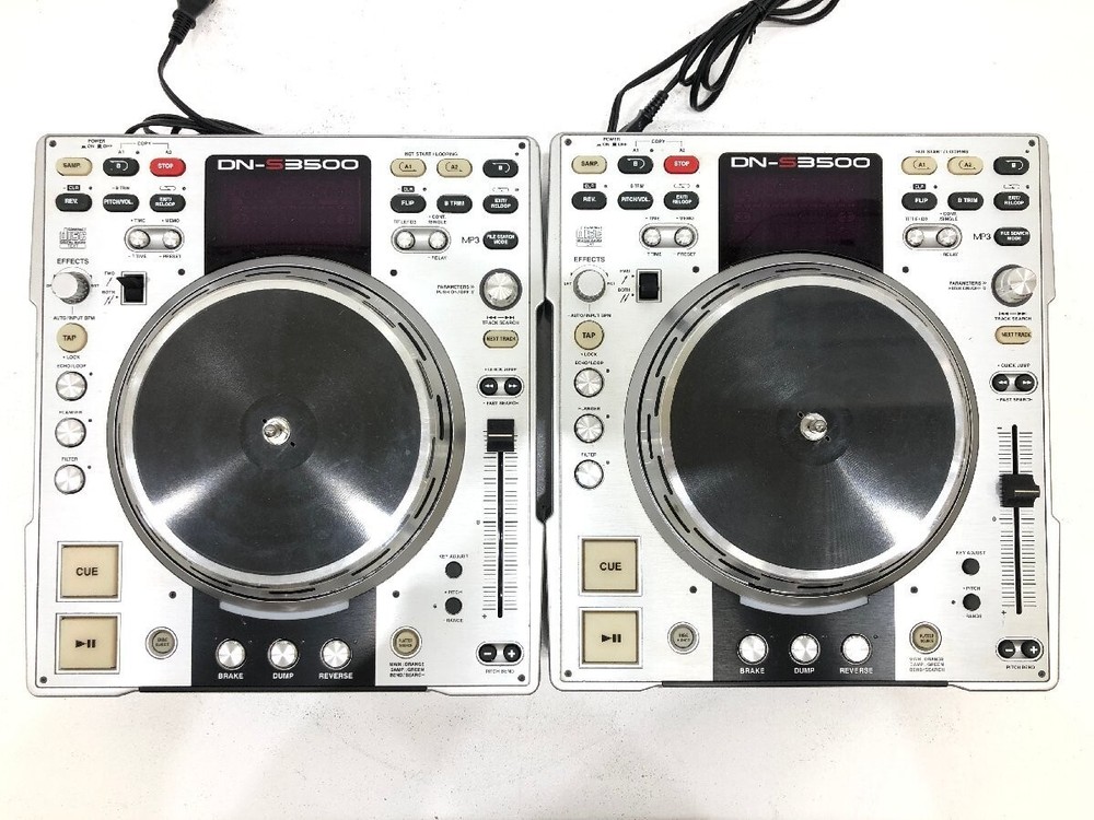 Denon DN-S3500 DJ Turntables Compact Disc Player pair set