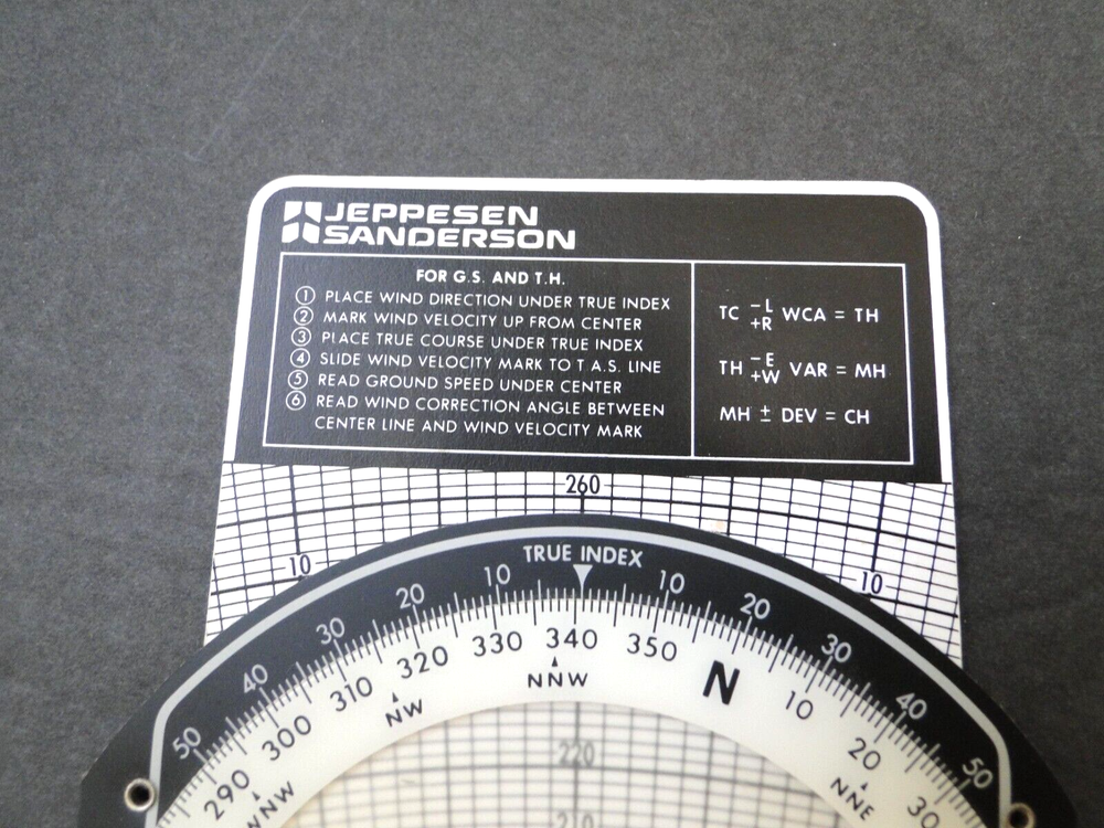 Jeppesen Slide Graphic Computer and Manual