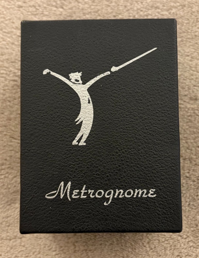 Vintage Metronome - Electro-Mat Metrognome Mark 3 - original box - EXCELLENT