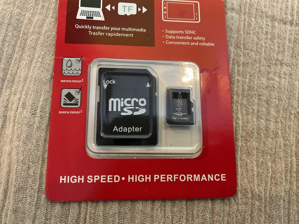 Memory Card 64GB WITH MICRO ADAPTER
