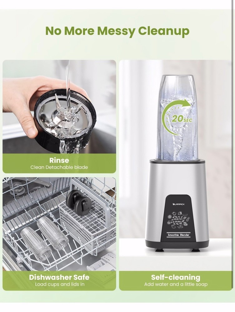 Lampick 900W Personal Smoothie Blender #PC-2115