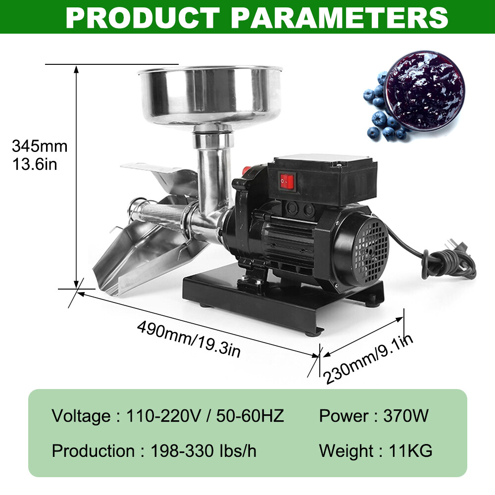 Commercial Jam Maker Machine Pickle Machine Tomato Juicer Squeezer Extractor