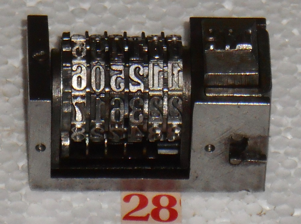 American Letterpress Numbering machine | 28