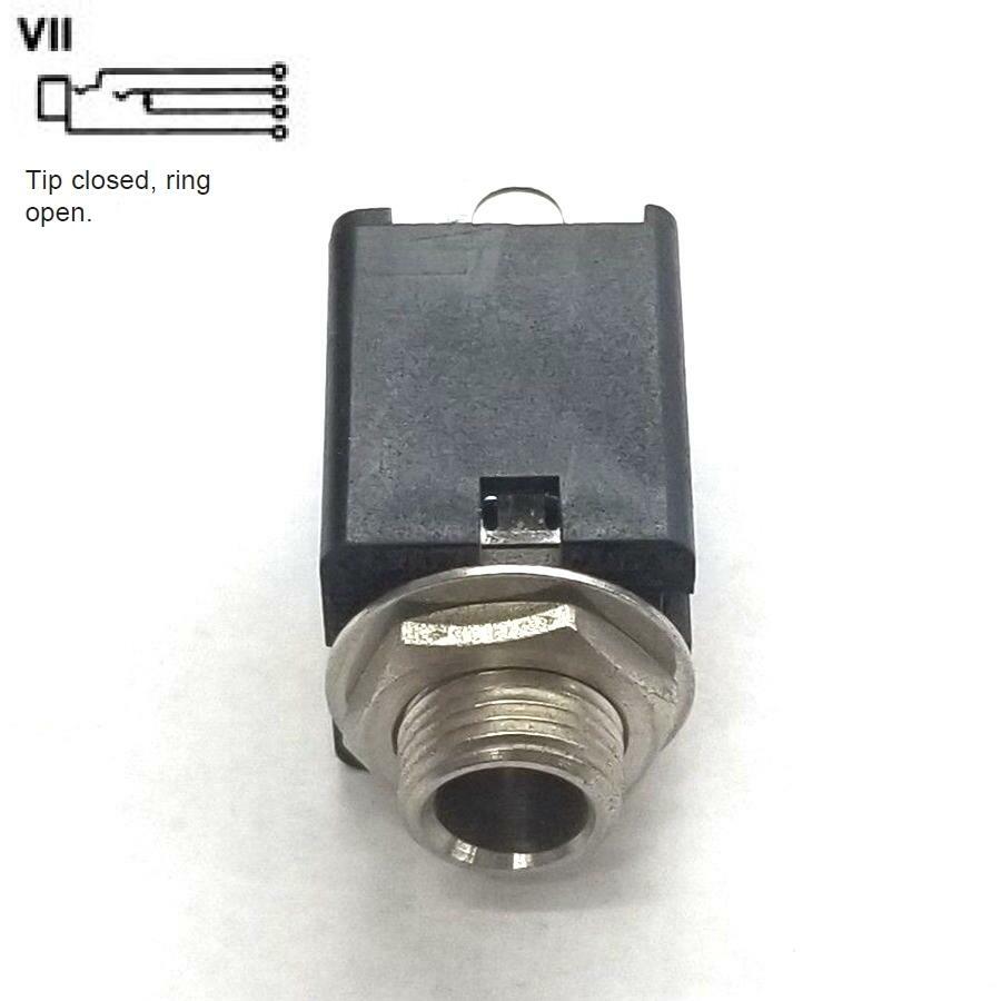 Switchcraft 113BPC 1/4" Stereo Jack ~ 3 Conductor PC Mount Single Closed Circuit