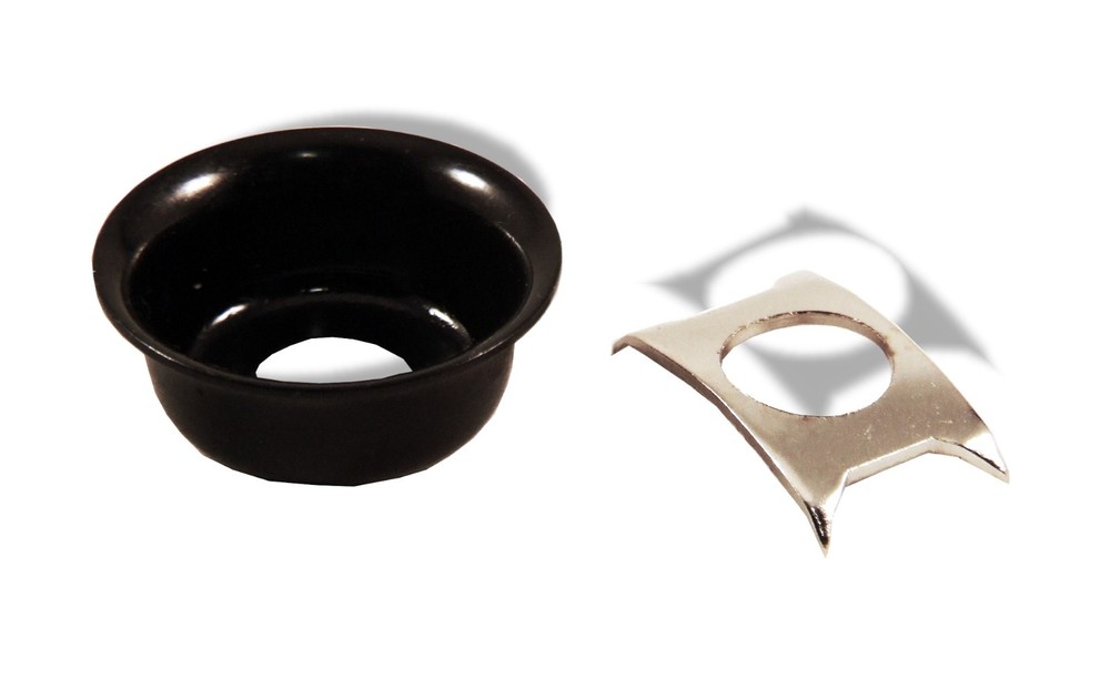 Jack Cup Stamped Tel Type with clip Black 081123BK