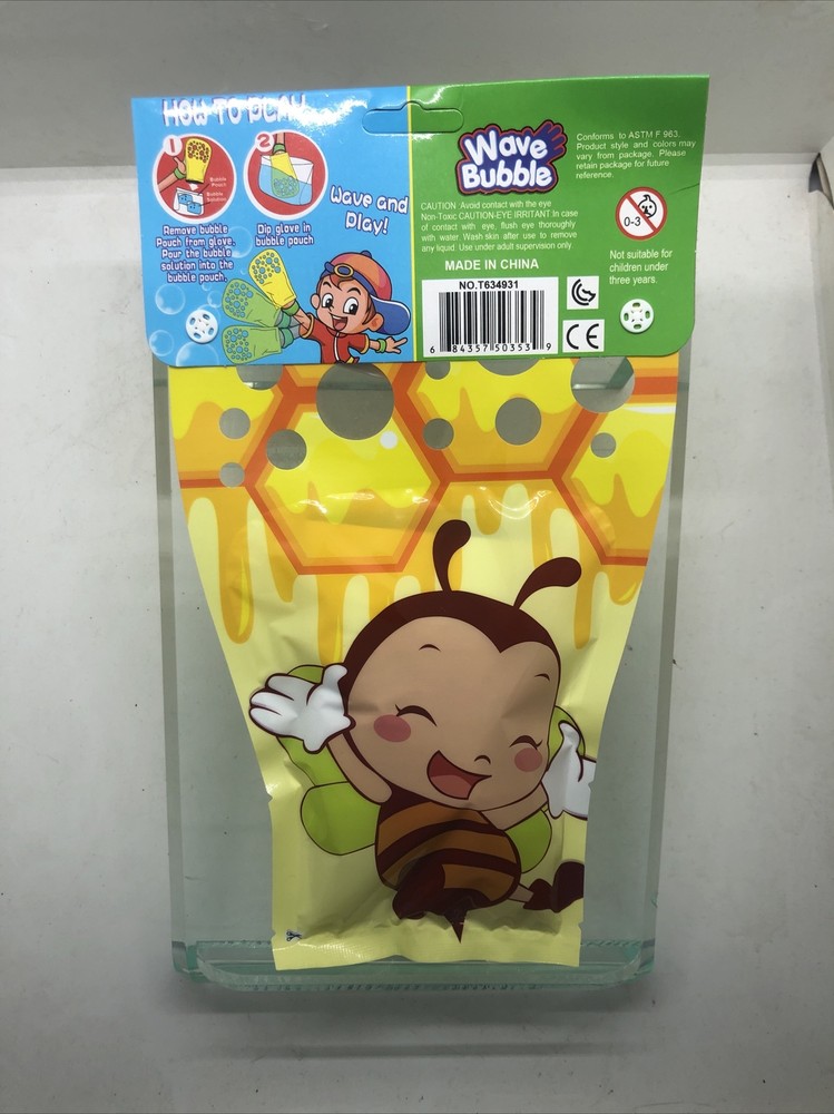 Wave Bubble Glove 3+ Bee Wave and Play