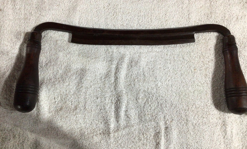 Antique W.E.T. Works Standard  8” Blade Draw Knife