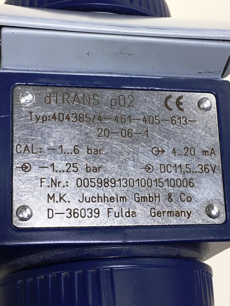 **NEW** Jumo 404385/4 , Pressure Transmitter with Display