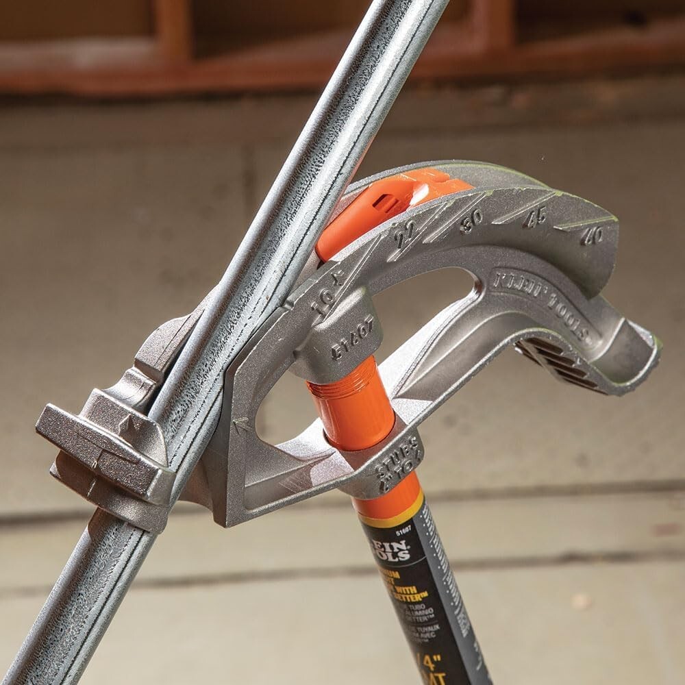 Precision Aluminum Conduit Bender with Interior Hook Surface for Stability