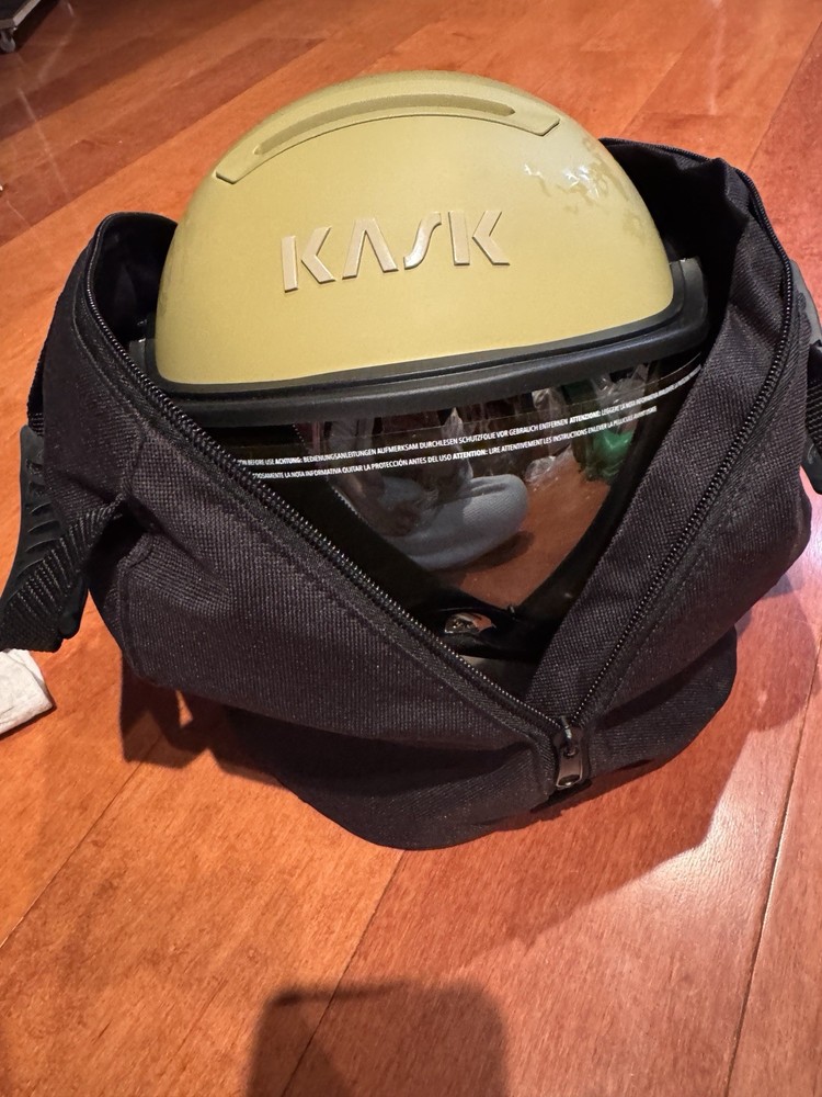 KASK Green Treasure Visor Snow Helmet AS IS