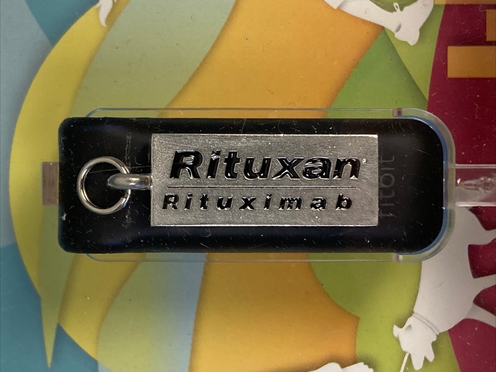 Fitbit Ultra Wireless Activity + Sleep Tracker Color Blue (Rituxan Keychain)