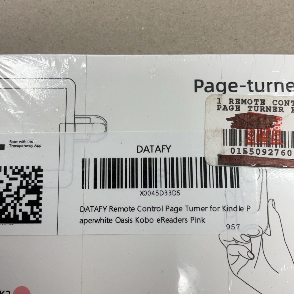 Datafy - Remote Control Page Turner for Kindle - Pink