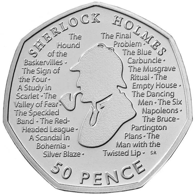 Rare 2019 Sherlock Homes 50p Coin