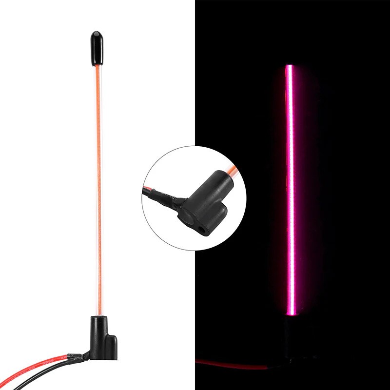RC 1/10 LED Whip LIGHT Flexible Antenna *YELLOW*