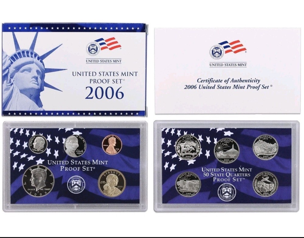 2006-S US Mint Proof Set 9 Coin Set In OGP & COA💥💥LAST ONE💥💥
