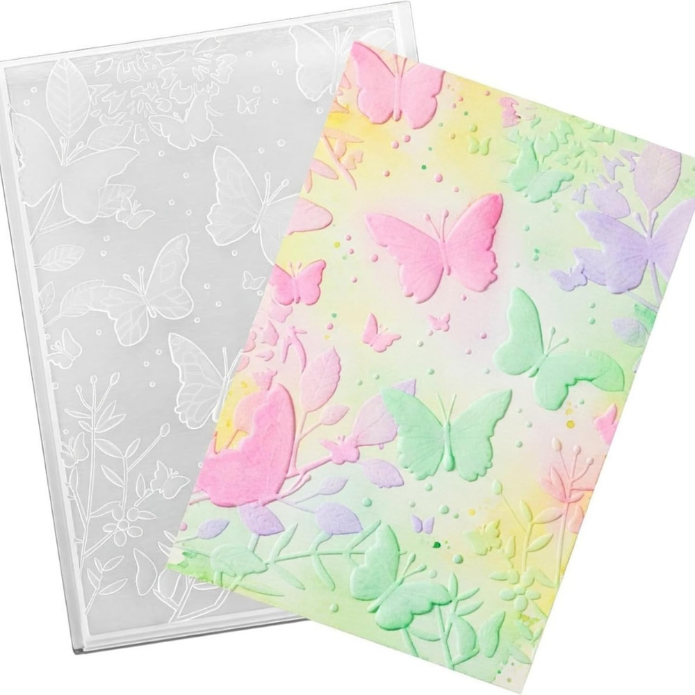 1 Pcs Embossing Folders 2D/3D Embossing Machine Template Paper Card Folder for D