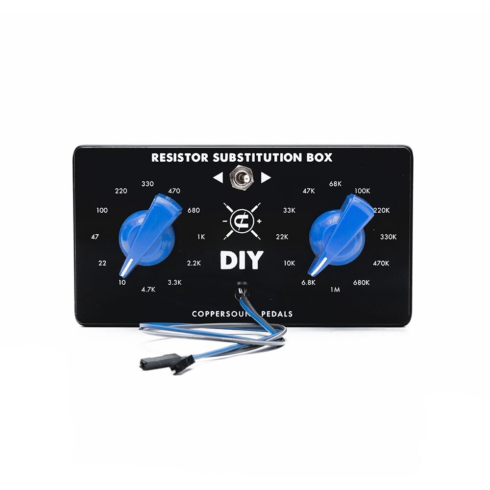 CopperSound Pedals DIY - Resistor Substitution box, decade box for prototyping