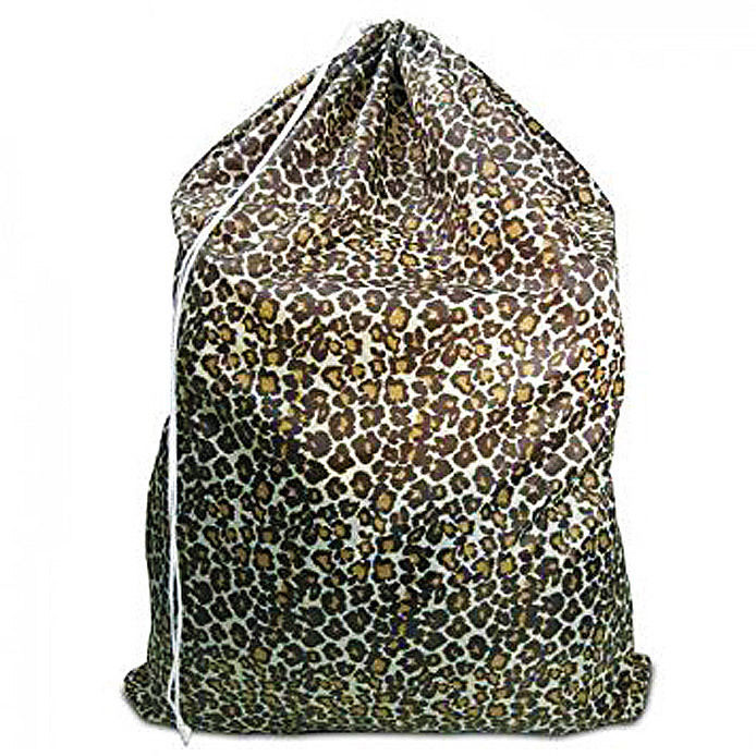 Heavy Duty Hunter Nylon Laundry Bag Draw String 30 X 40 Extra Large Leopard