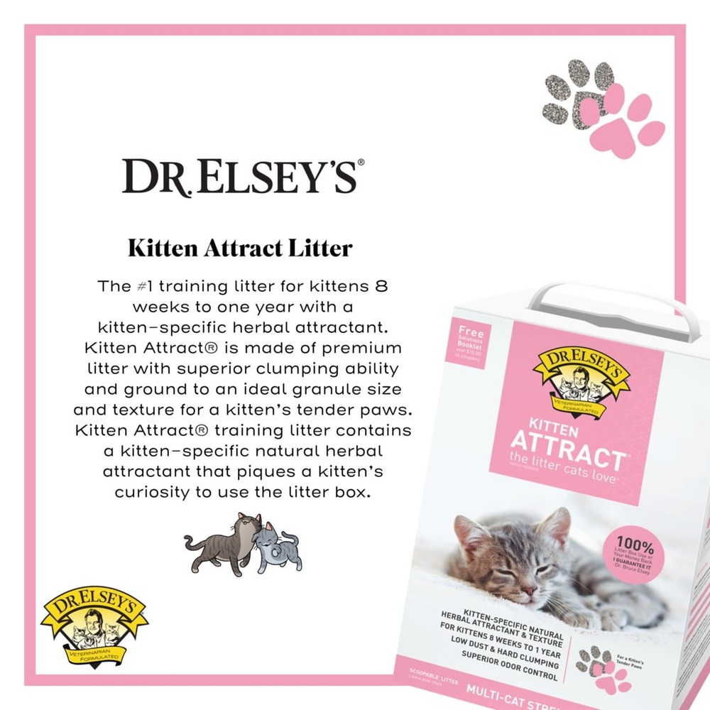 ® Kitten Attract™ Clumping Clay Cat Litter 20 lb. Box