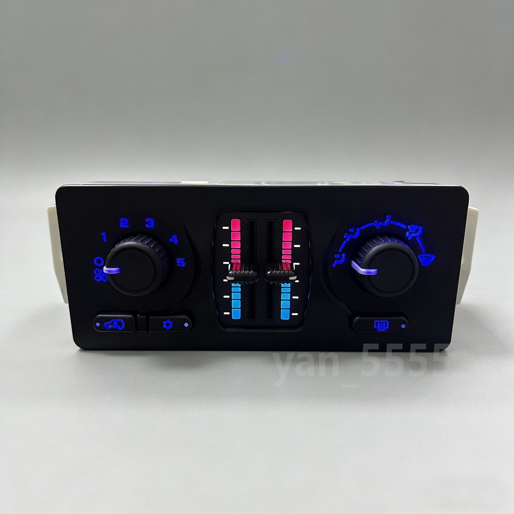 03-06 Silverado Climate Control Module AC Heater Control No Defrost Blue LED