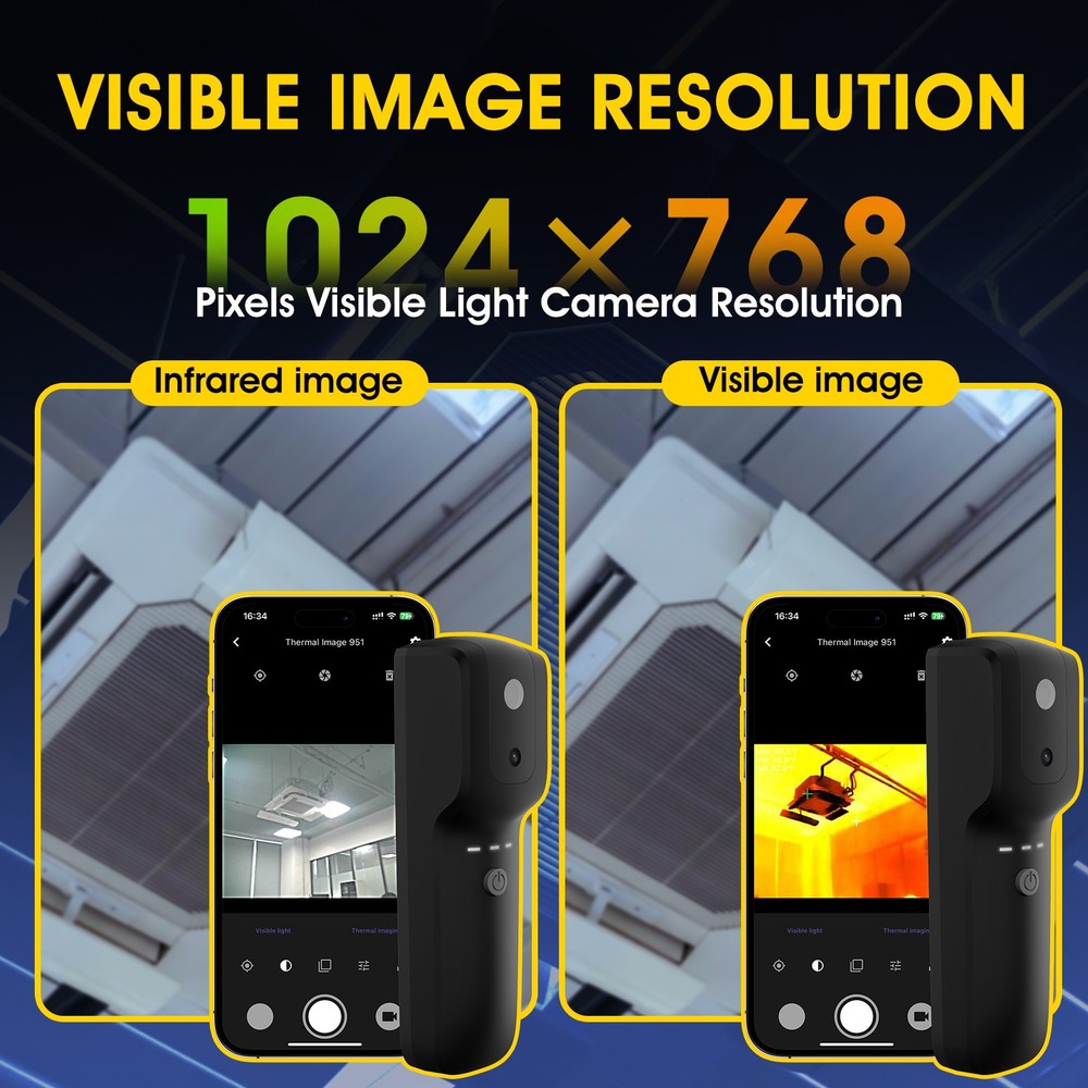 HoldPeak 951 Pro Thermal Imaging Camera with Wireless Connectivity iOS Android