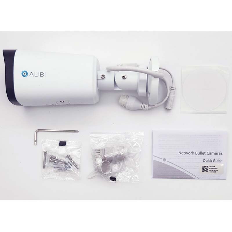 Alibi 4k Stalight+ Bullet Camera ALI-FB80-LUA-D American Security Camera Company