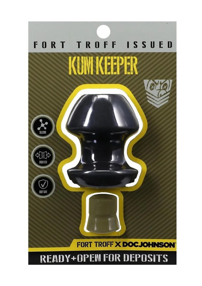 Fort Troff Kum Keeper Silicone Open End Anal Plug-Medium