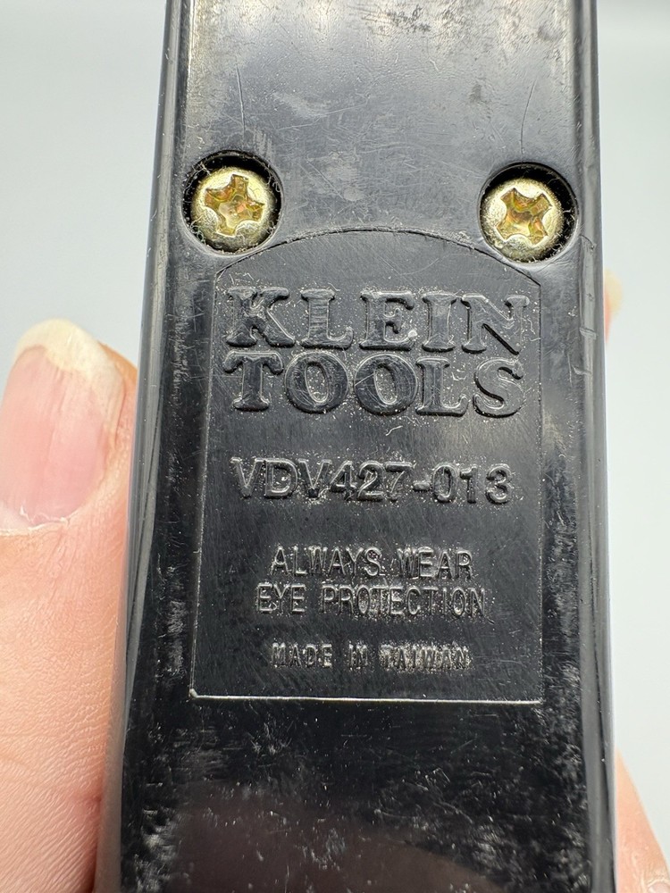 Klein Tools VDV427-013 Punchdown Tool Frame - Impact *Pre Owned* FREE SHIPPING