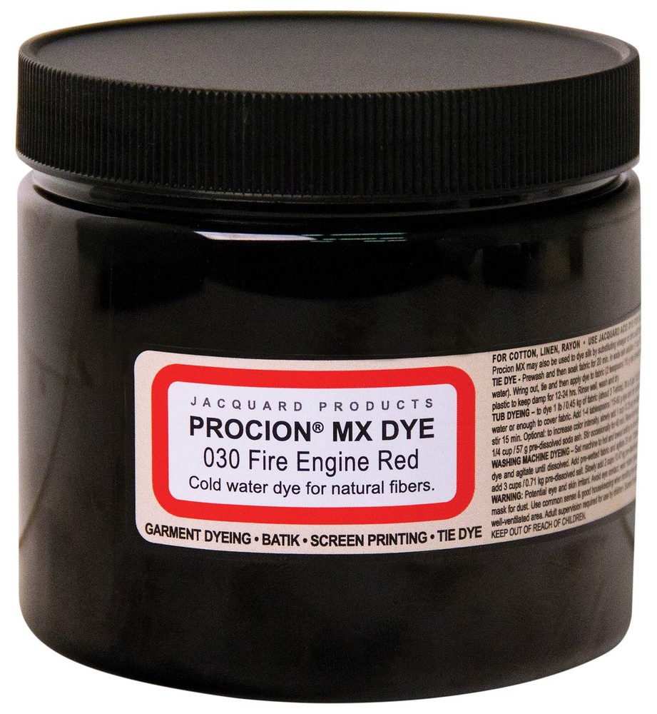 Jacquard Procion MX Dye 8oz-Fire Engine Red