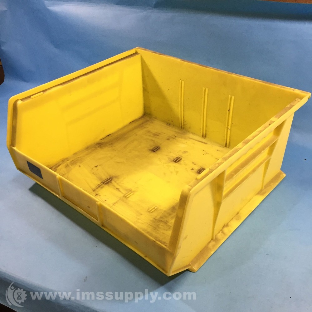 Akro Mils 30-250 Color: Yellow Stacking Plastic Storage Bin USIP