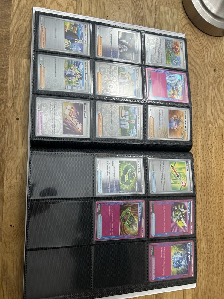 Prismatic Evolutions Complete Master Base Set, Reverse Holo, EX A-Spec W/ Binder