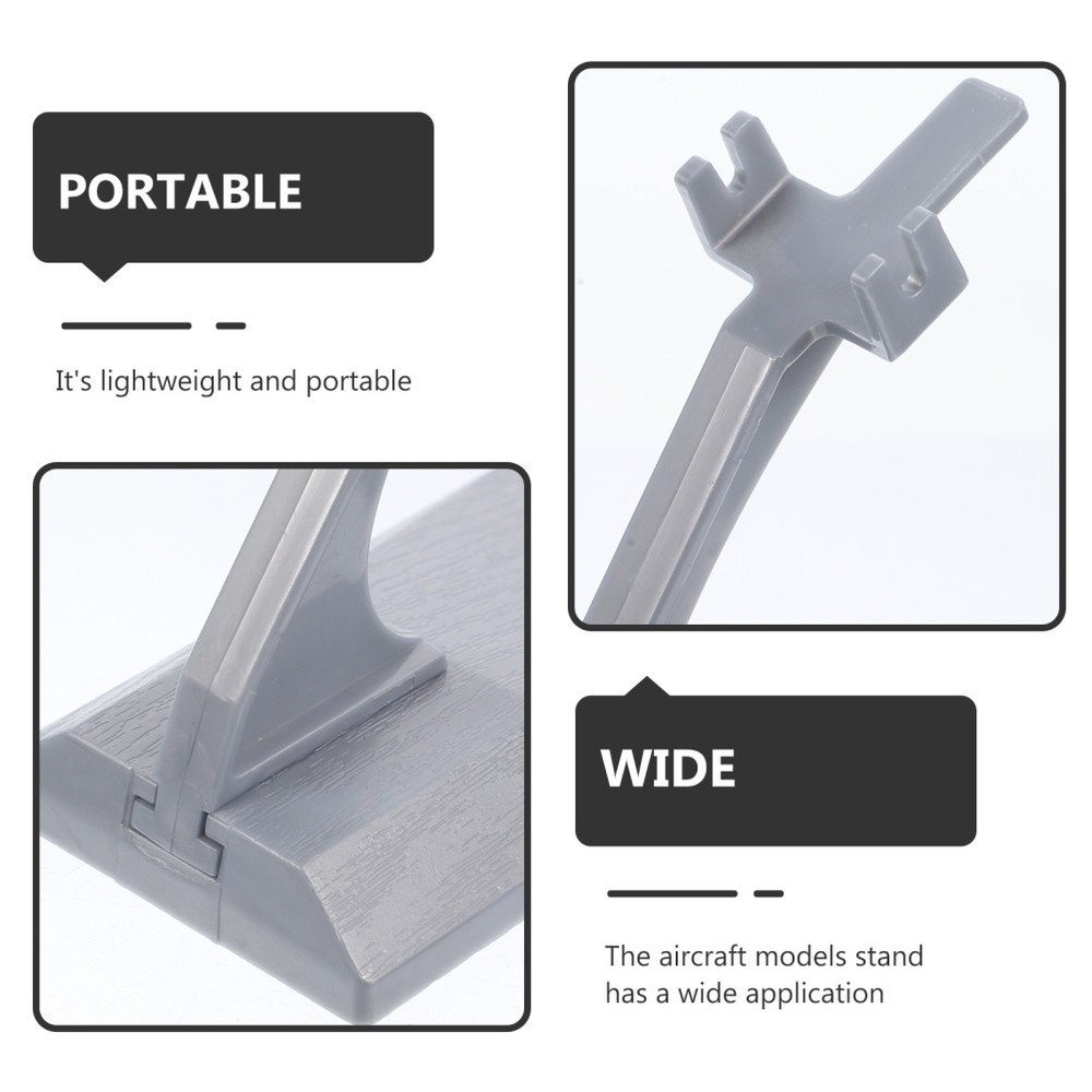 2 Pcs Display Stand for Model Aircraft Plane Support Base Bracket