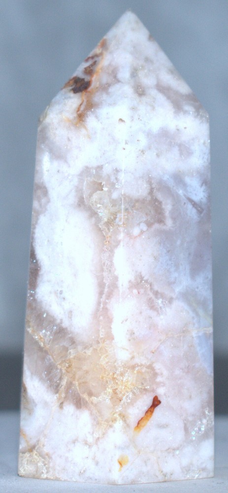 Pretty Flower Agate Tower 3.45"/183 Grams