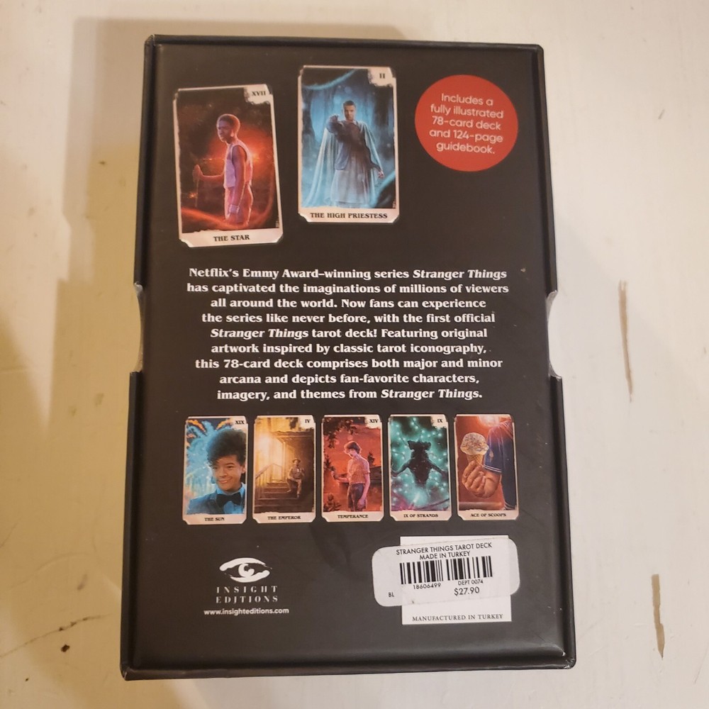 Stranger Things Tarot Card Deck & Guidebook