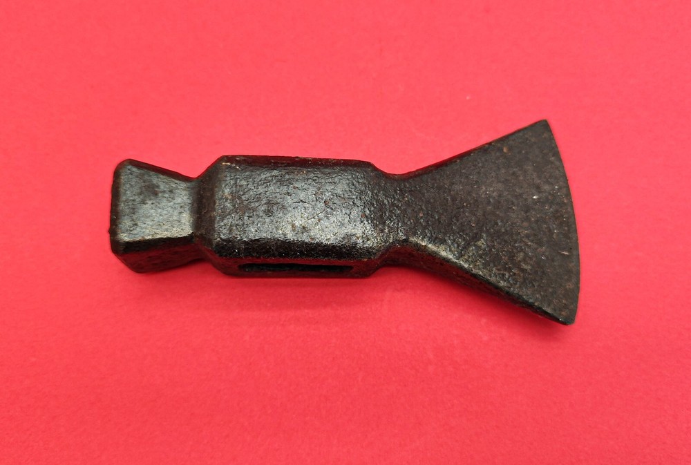 19th c Antique axe Forester marking wood