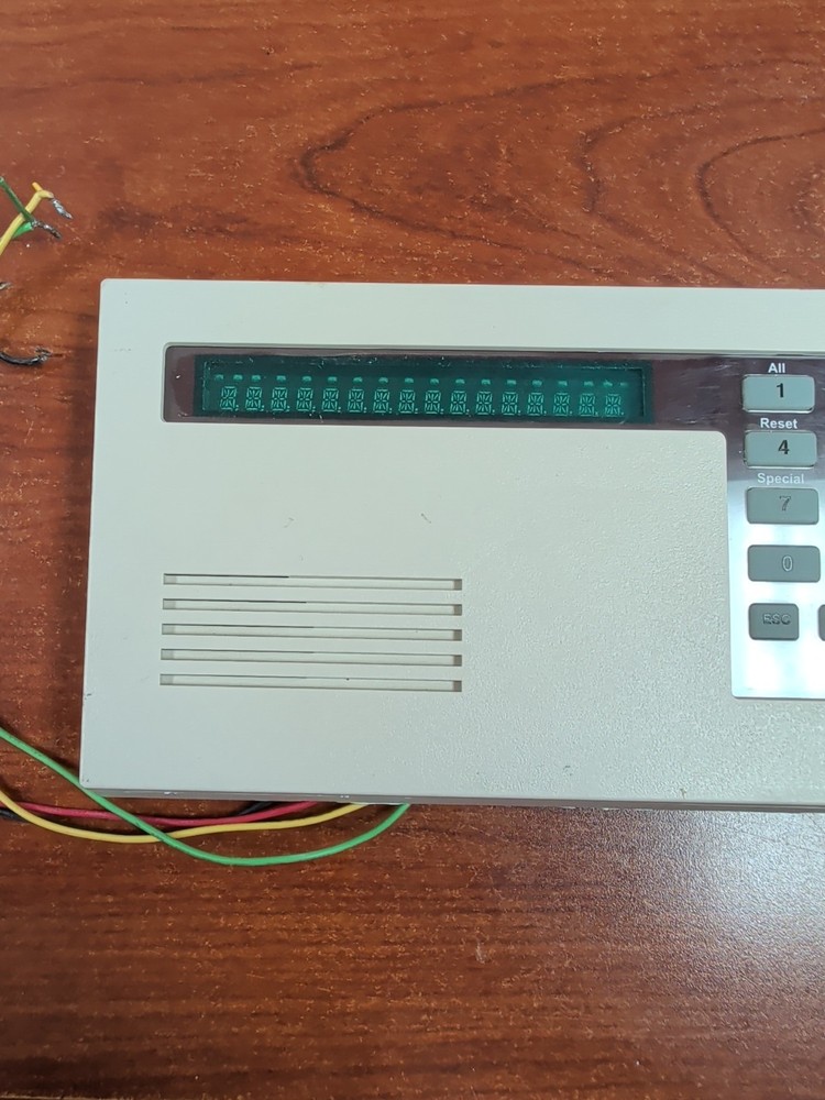 Bosch D1255 Alpha Numeric Wired Security Keypad, 12VDC, White