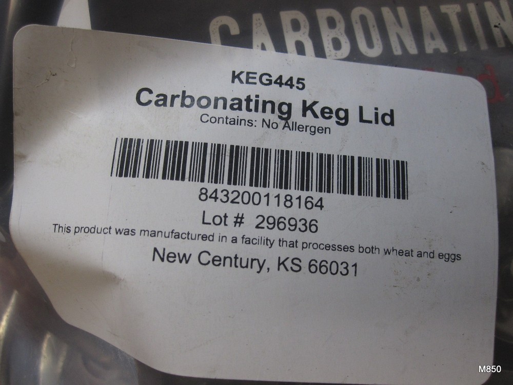 Carbonating Keg Lid Quick Beer Carbonator Welded Gas-In Ball Lock Body Connect