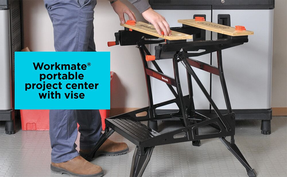 BLACK+DECKER Portable Work Bench And Vise -WM225-A