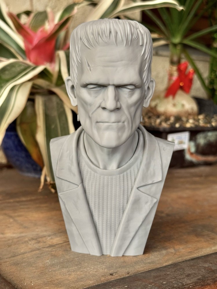 Classic Horror Monster Bust Set 6.5” 3D Printed Statues Collection 5pc